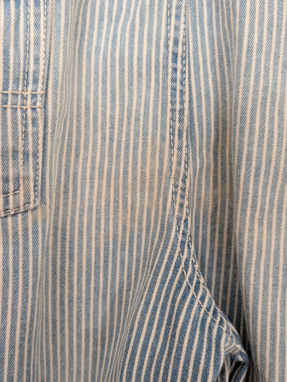 Oshkosh B'gosh Child's 24mo Hickory Stripe Overalls Denim Jeans